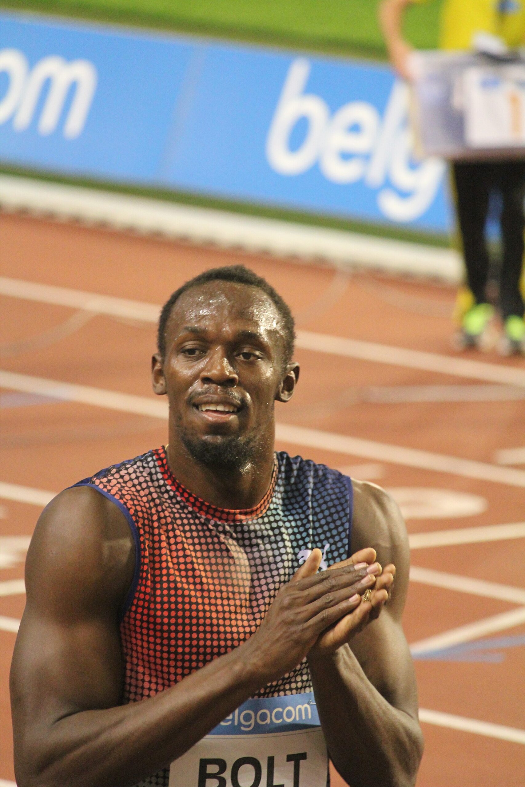 Usain Bolt Sprinting His