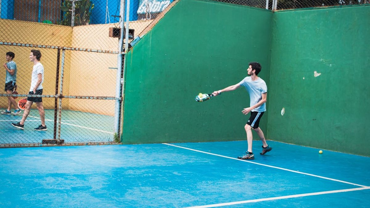 Padel, a sport that brilliantly blends elements of tennis and squash, is played on an enclosed court roughly a third the size of a tennis court.