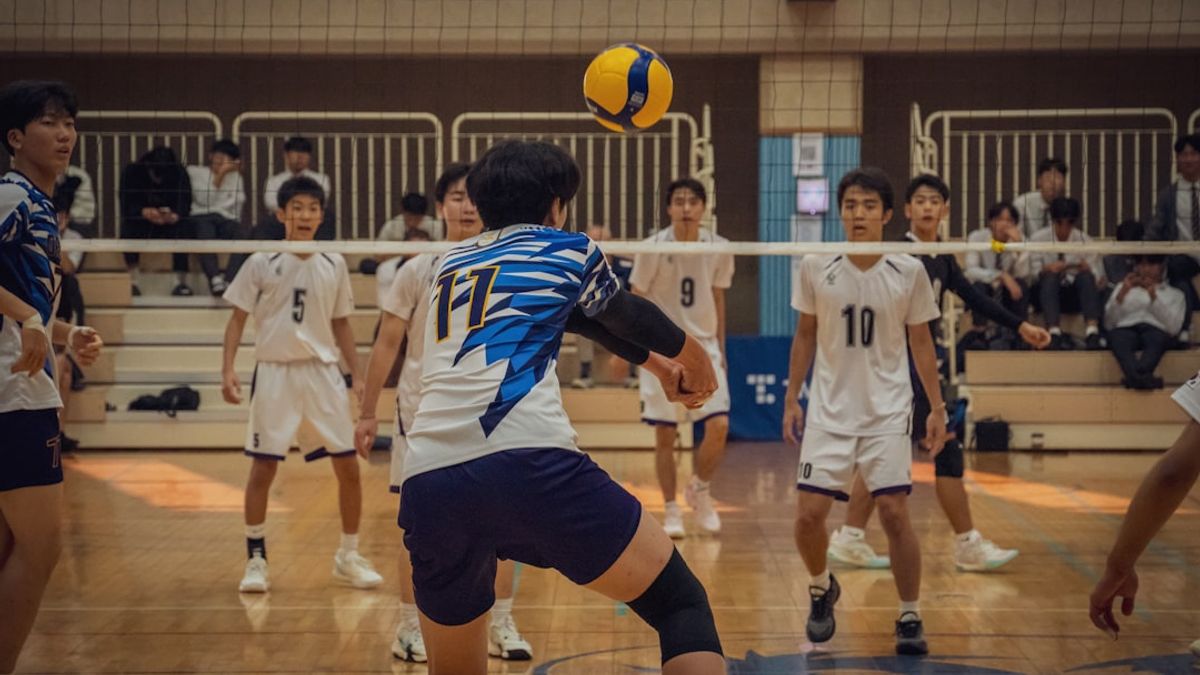 Young Iranian volleyball players celebrating a victory, showcasing the future of the sport in Iran.