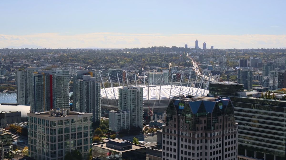 BC Place stadium in Vancouver during Canada World Cup 2026