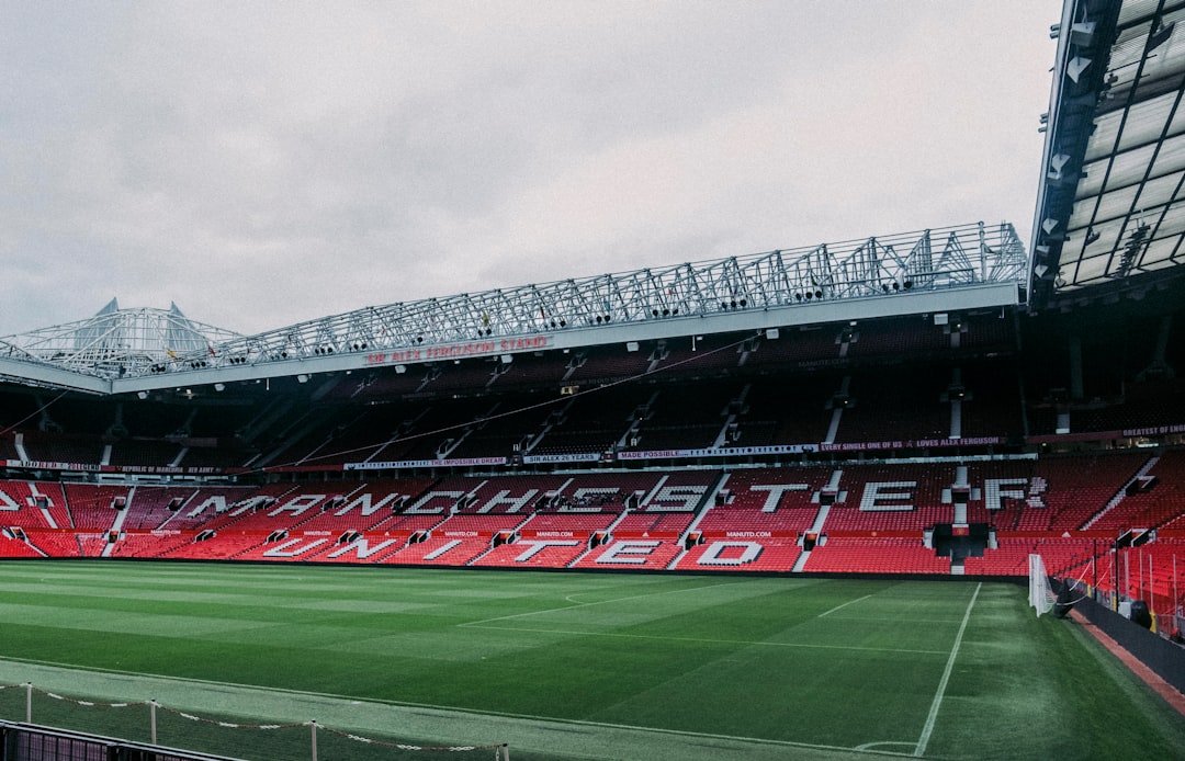 A Premier League football stadium capturing the atmosphere of English top-flight football