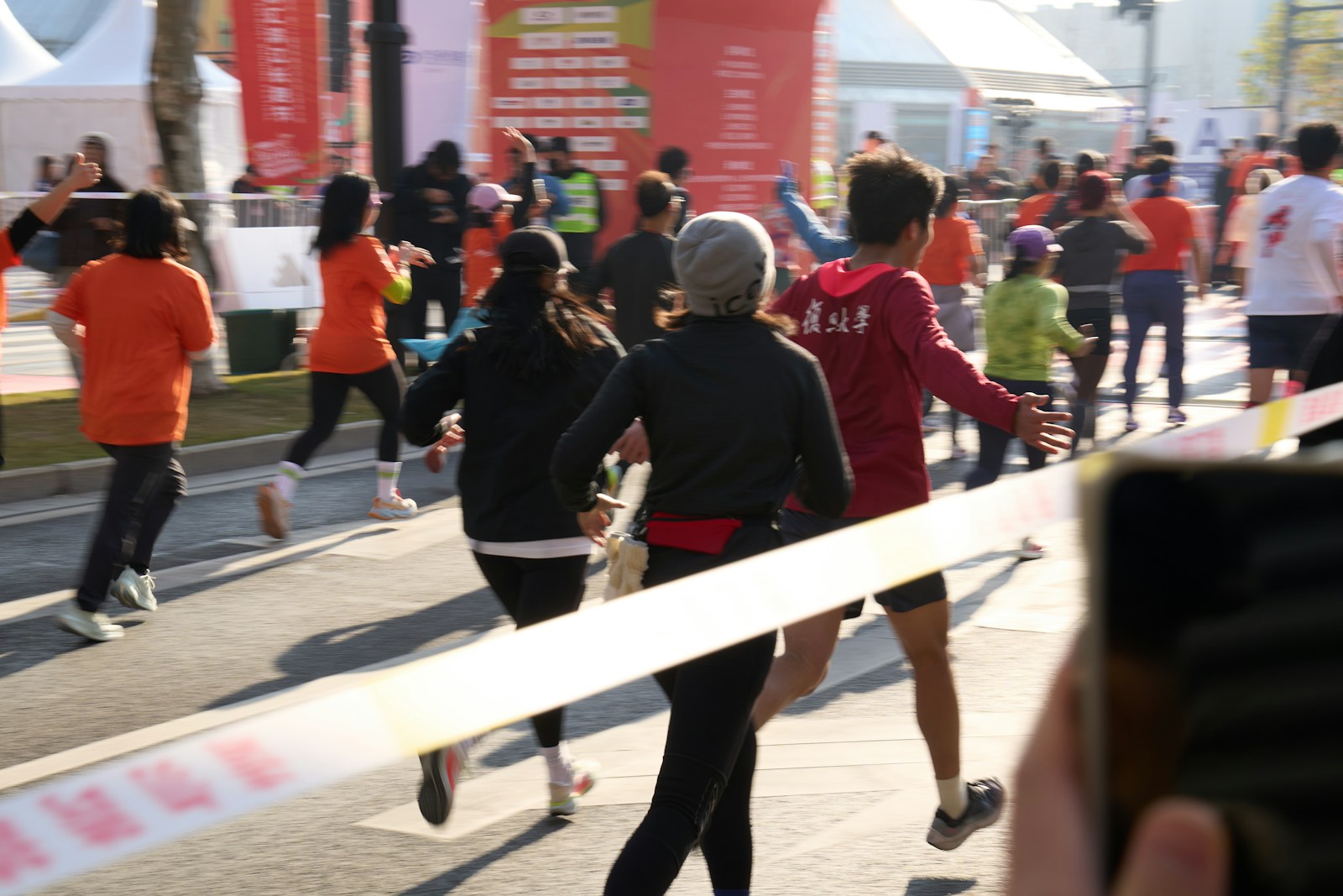 Hassan Taftian celebrating after a race