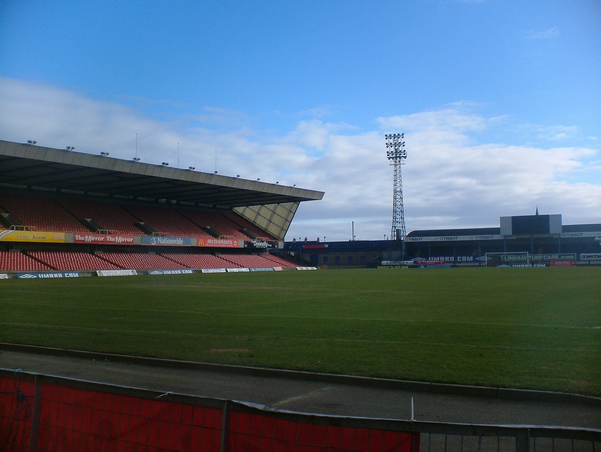 football stadium empty stands